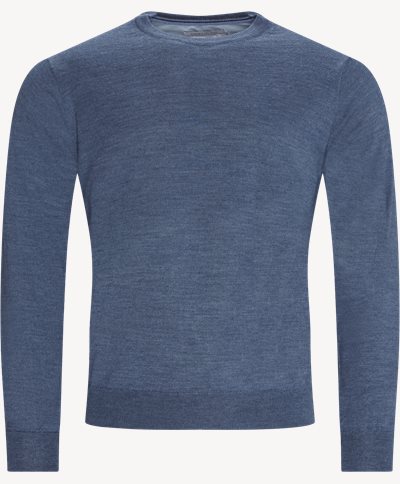 Lipan Merino knitted sweater Regular fit | Lipan Merino knitted sweater | Denim